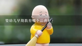 婴幼儿早期教育哪个品牌好？