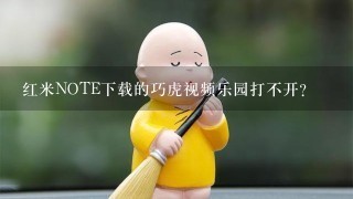 红米NOTE下载的巧虎视频乐园打不开？