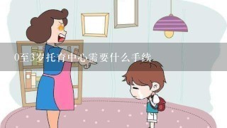 0至3岁托育中心需要什么手续