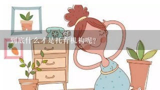 到底什么才是托育机构呢？