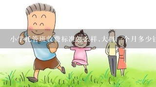 小学托管班收费标准怎么样,大概一个月多少钱？