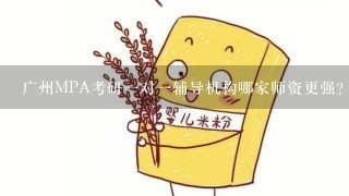 广州MPA考研一对一辅导机构哪家师资更强？