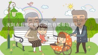 沈阳市有哪些机构提供育婴师培训？